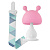 Прорезыватель силиконовый на держателе Mushroom Roxy-Kids RST-001-P